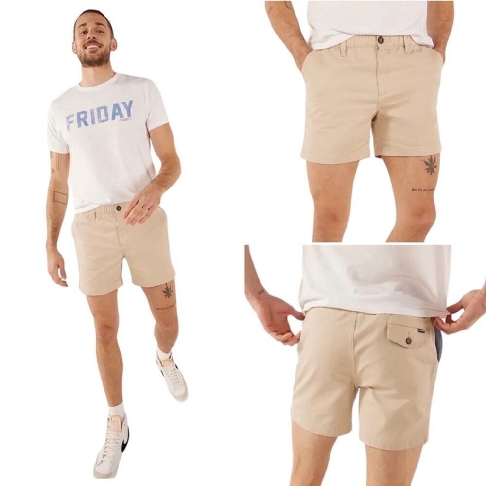 Chubbies The Khakinators Everywear Performance 7" Inseam Shorts Sz XXL NEW